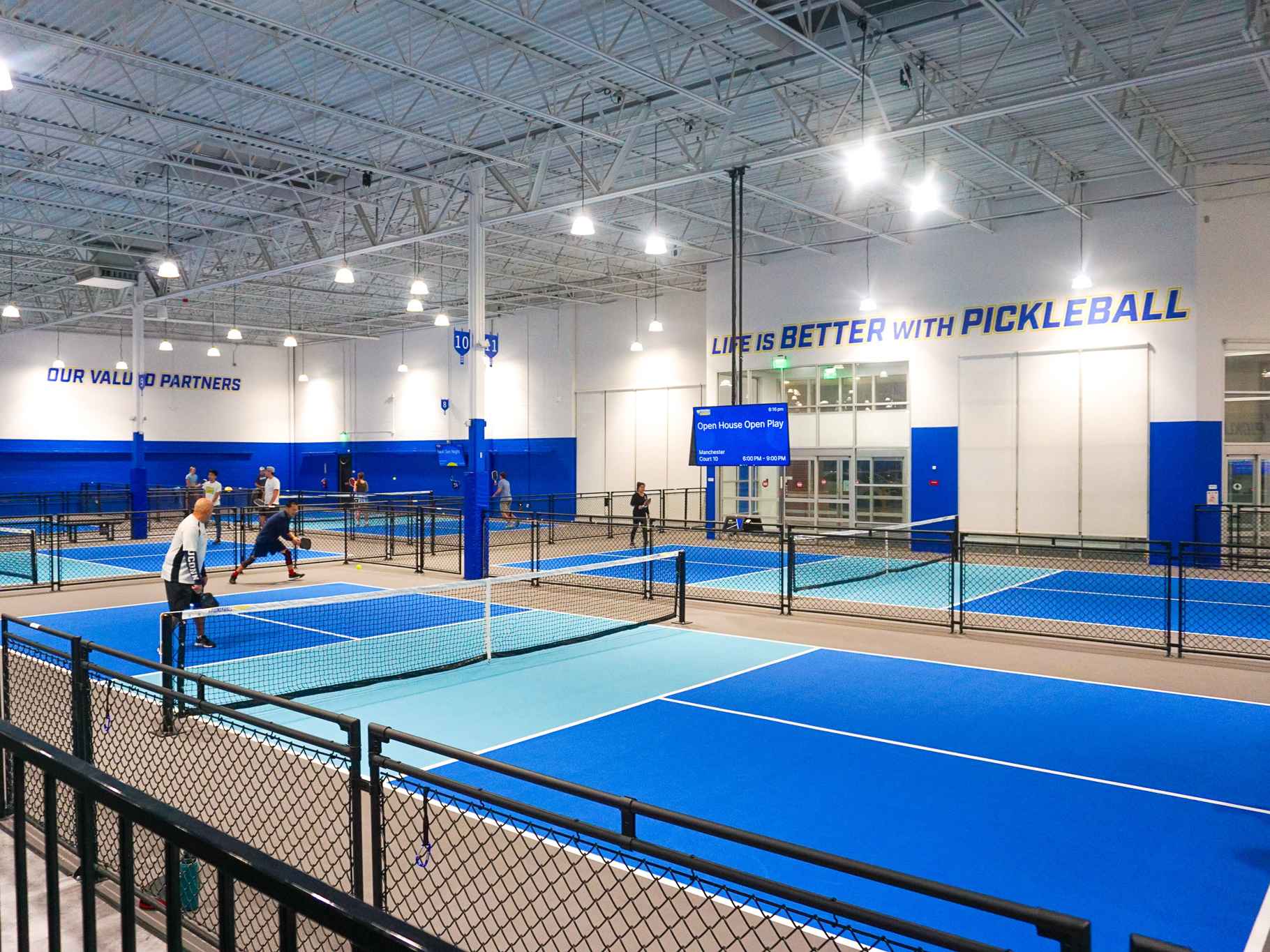 Pickleball Kingdom — Manchester — official PodPlay area photo